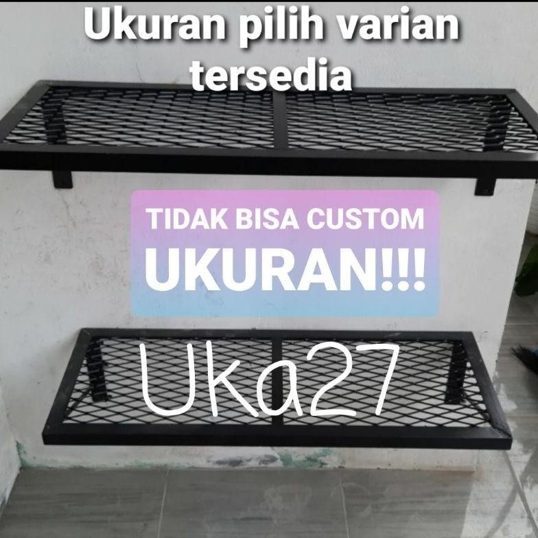 rak ambalan pot bunga rak PC rak printer tempel dinding serbaguna