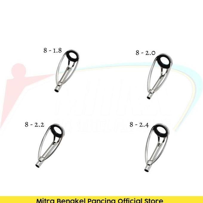 Ring Guide Fuji MGOT 8 Oxide Tip Top Chrome 1Pcs Cincin Ujung Joran Original Japan