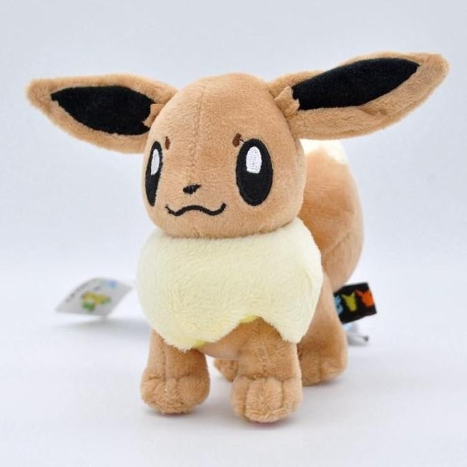 BEBAS ONGKIR - Boneka Pokemon Eevee Evolution -20cm Pokemon Doll / Cute Plush Hadiah Ulang Tahun