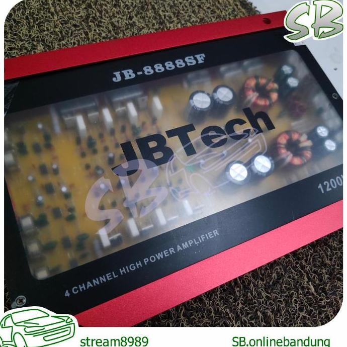 TERBARU - Power JBTech JB-8888SF Amplifier Mobil Car Audio JB Tech JB 8888SF