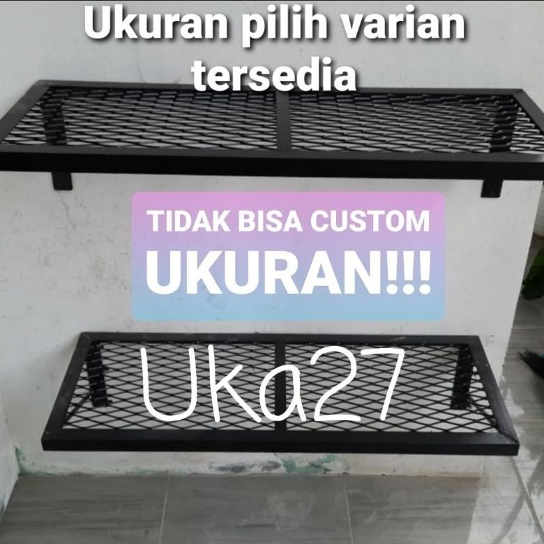 rak ambalan pot bunga rak PC rak printer tempel dinding serbaguna