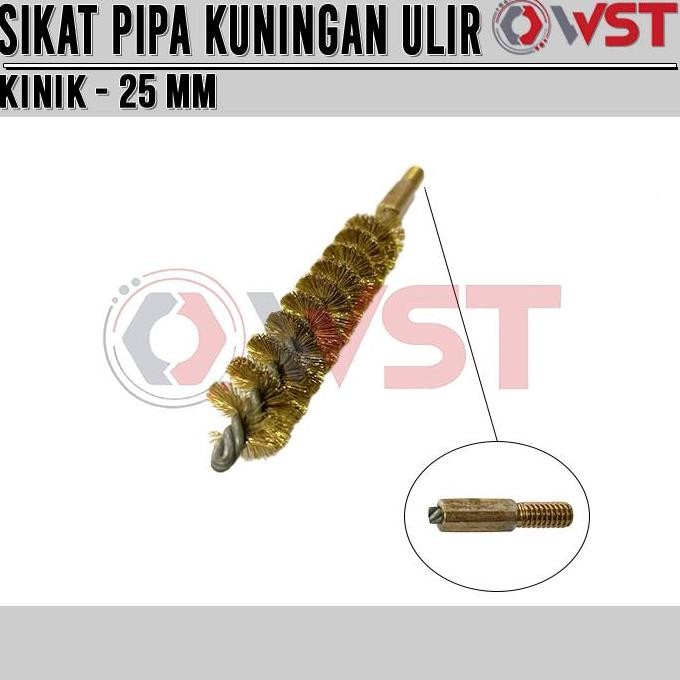 KINIK Sikat Pipa Kuningan 1" 25mm / Sikat Kawat Pipa / Tube Brush