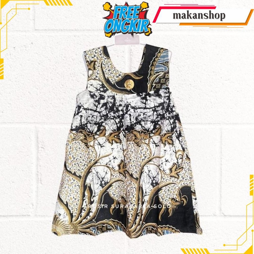 Dress Batik Anak Model Erika Termurah Banget