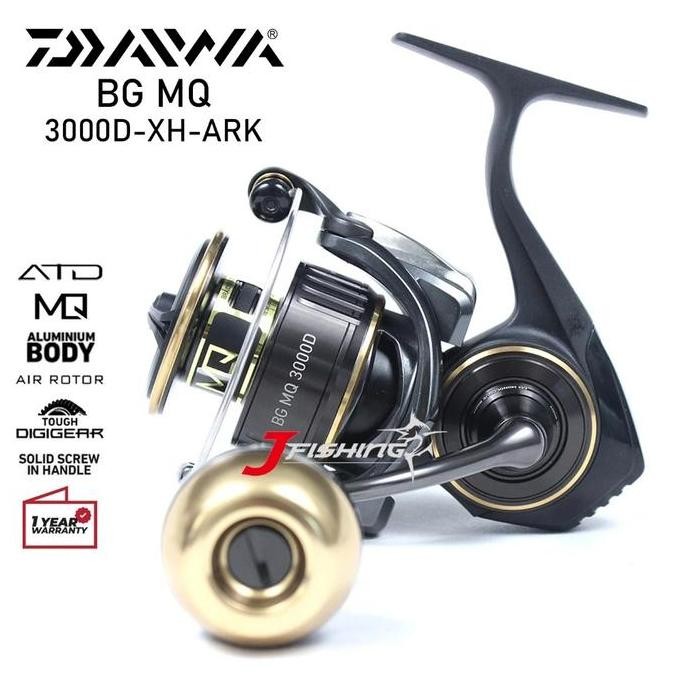 Reel DAIWA BG MQ 21 | 3000 s/d 18000 ARK | Spinning | Power Handle | Kolam Laut Sungai Muara Danau |