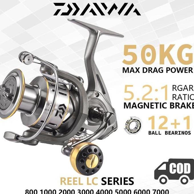 DAIWA REEL PANCING PUTAR LURE FISHING ALAT MEMANCING ALAT PANCING REEL JORAN PANCING REEL FISHING RE