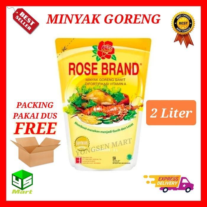 

LS Minyak goreng refill Rose Brand 2L 2 liter