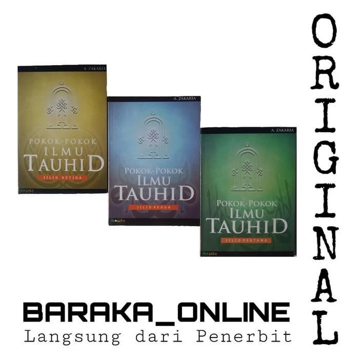 

LS Paket Buku POKOK-POKOK ILMU TAUHID Jilid 1-3_Karya KH. Aceng Zakaria