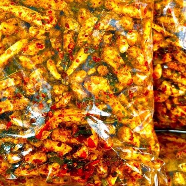 

LS [Basreng 100 gram] Bakso Goreng / Baso Goreng Basreng Pedas Daun Jeruk - Makanan Ringan Cemilan Food Snacks