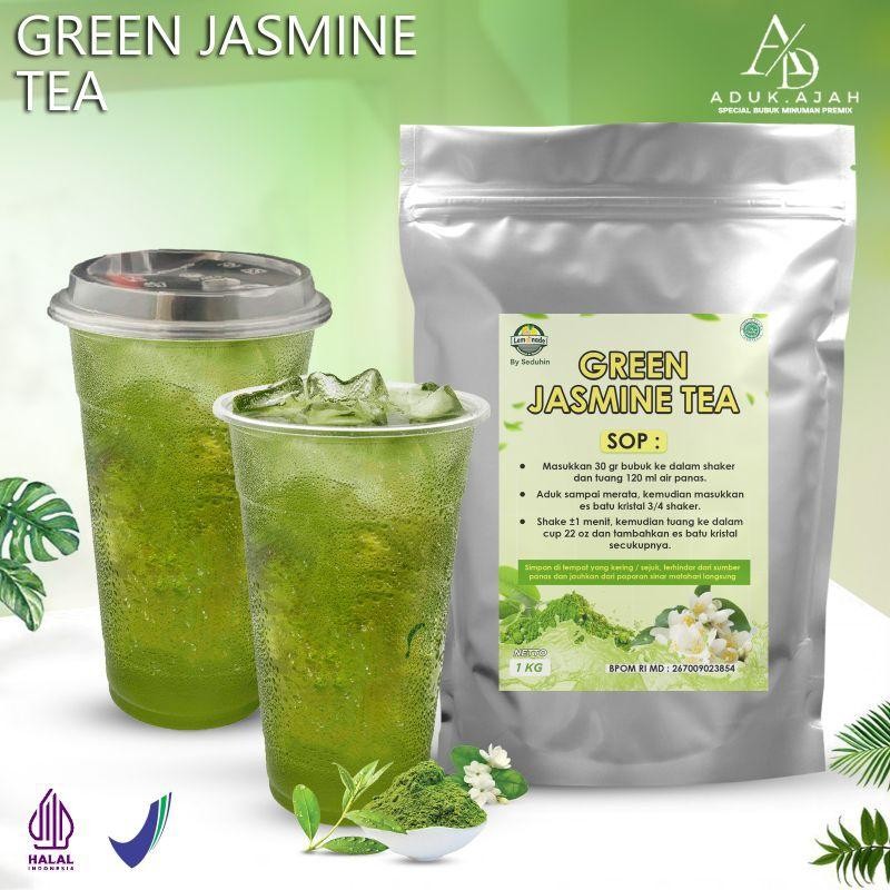 

LS Bubuk Green Jasmine Tea Teh Hijau 1kg Halal