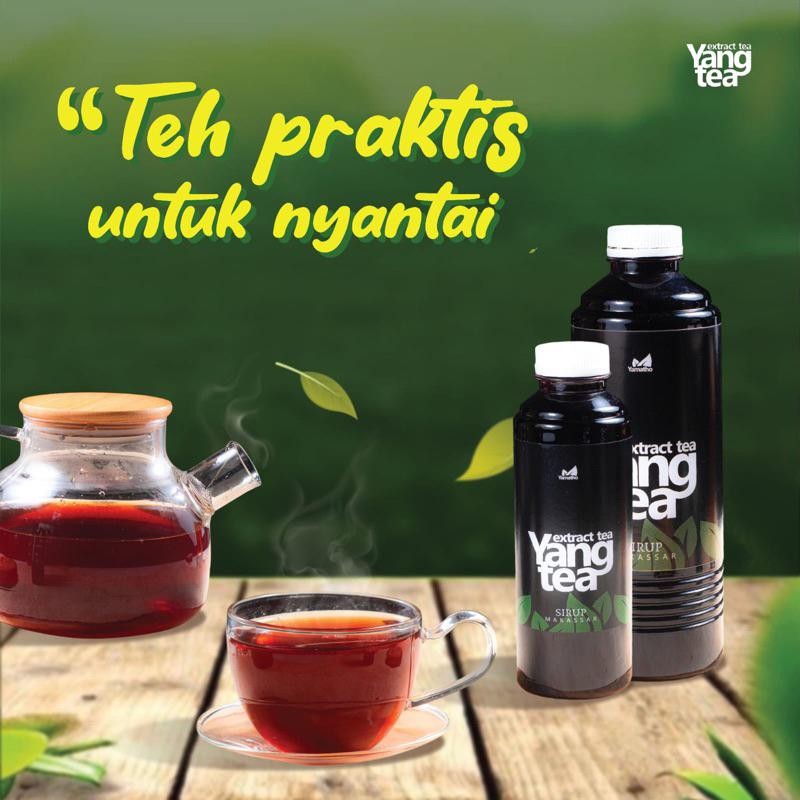 

LS YangTea Sirup Teh Makassar 500ml Yang Tea Sirup Teh Instan Praktis (Oleh2 Makassar)