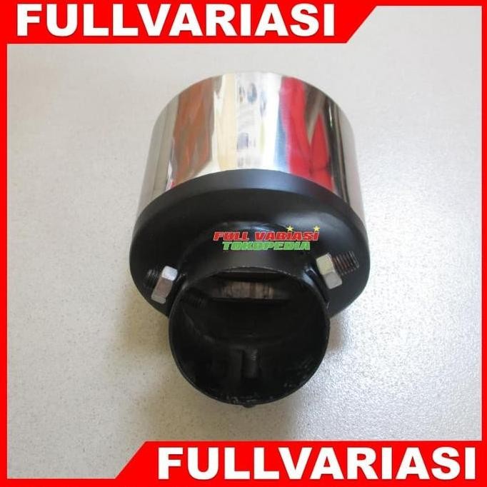 Muffler/Buntut Knalpot Mobil universal Tekuk Oval Hiu