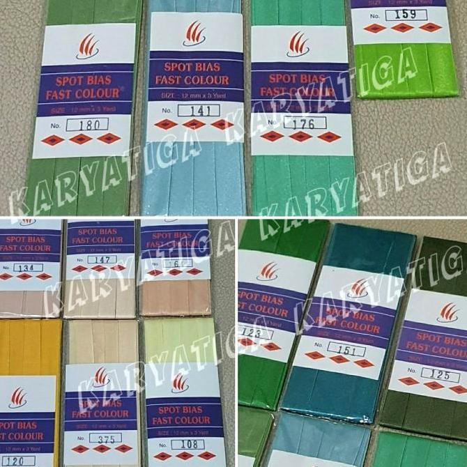

#@#@#@#@] Bisban Satin Polos Lebar 1.2 Cm Panjang 3 Yard - Part 2