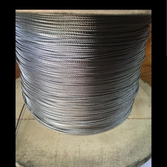 ((((()paling dicari] 1.5MM 1,5 MM KAWAT SELING SLING WIRE ROPE STAINLESS STEEL SUS304 SS304