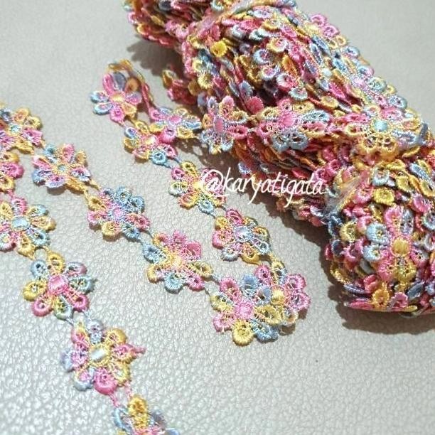 

Termantab] Renda Giper / Gyper Melati Warna Warni (15 Yard)