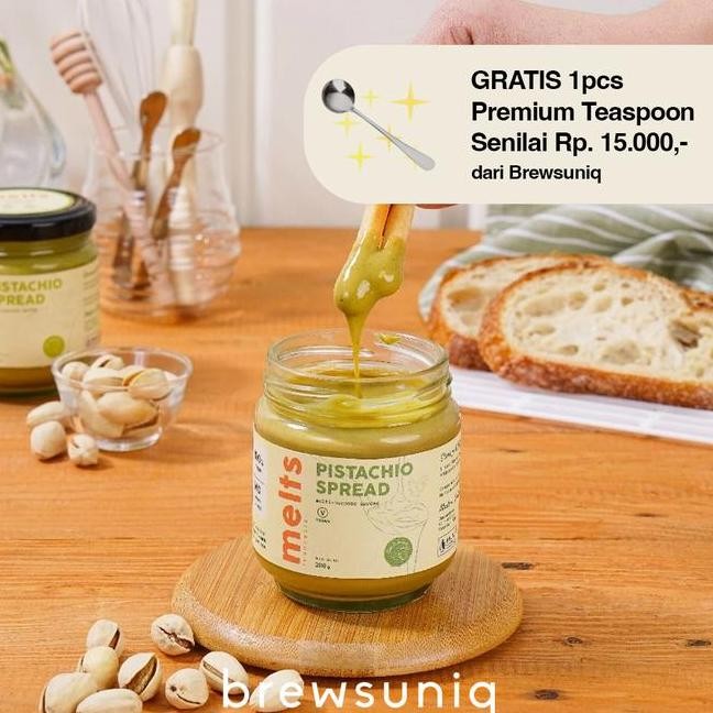 

Brewsuniq Melts Spread Selai Kacang Pistachio Dubai Chocolate Cokelat Plant Based Vegan Untuk Roti Bahan Kue Baking Pastry Topping