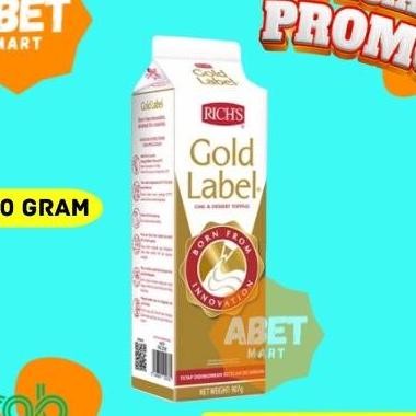 

Rich Gold Whipped Cream Cair 907Gr 907 Gr Whip Krim Richs Richs Kue Topping Roti Pak Pcs Dus Sameday N 1Kg 1 Kg