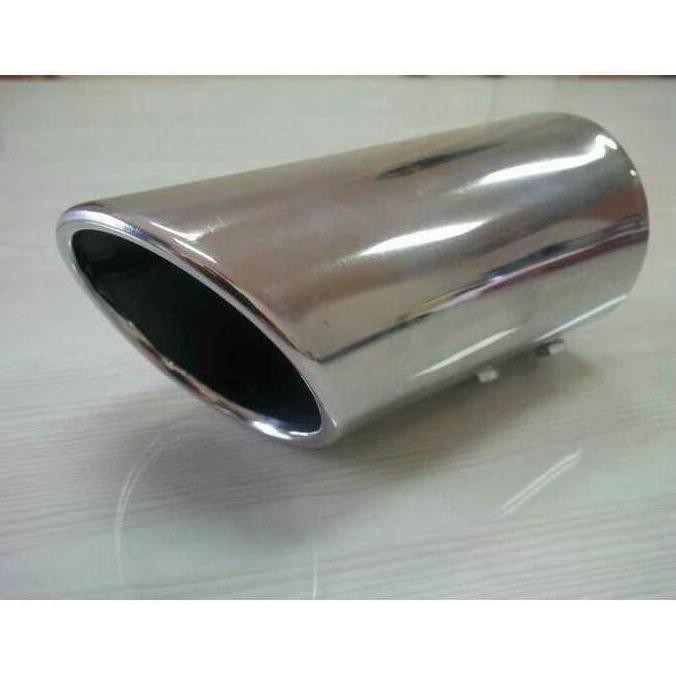 muffler miring / buntut knalpot mobil brio