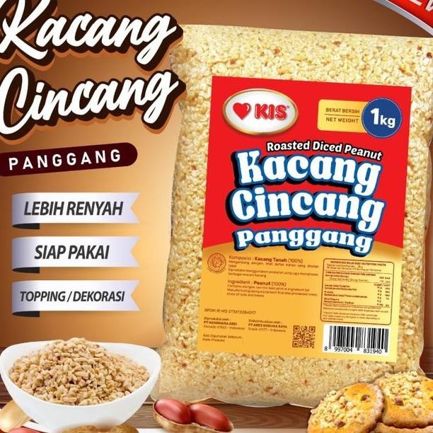 

Kacang Tanah Cincang Panggang Kis 1 Kg Topping Kue Donat Martabak