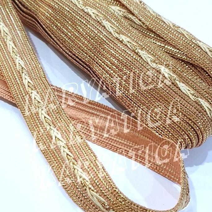 

~~~~~] Renda Emas / Renda India D1560 Lebar 2.3 Cm - 10 Yard