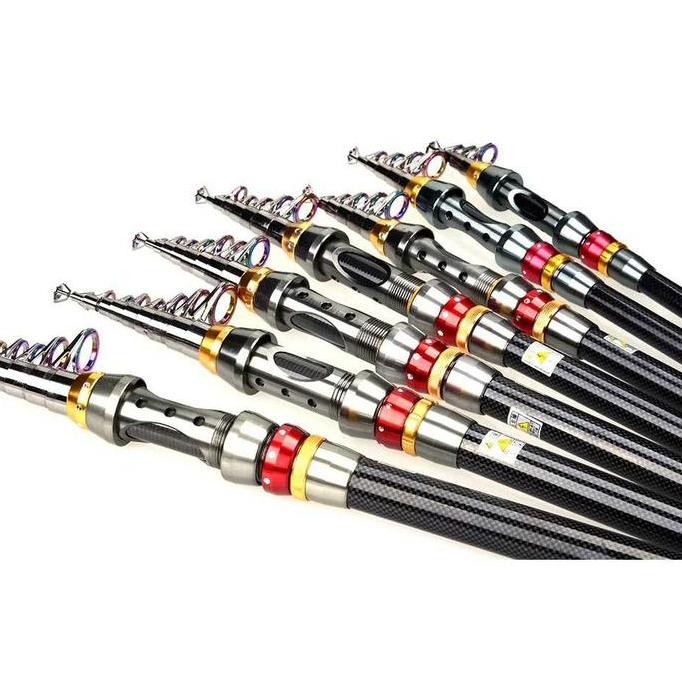 Fishing Antena Joran Walesan Pancing Ikan Carbon Fiber Teleskopik