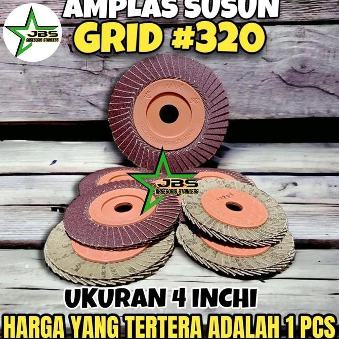 ] amplas susun flap disk grit 320 Super Quality