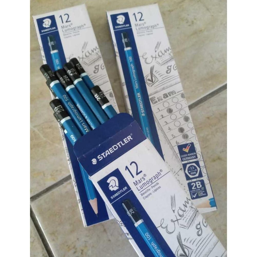 

New Arrival Pensil 2B Staedtler 1 Box Isi 12 Pcs New Arrival