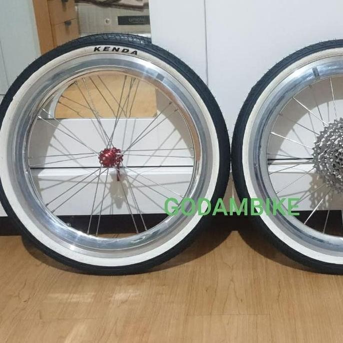 PELEK VELG RIM SEPEDA LIPAT MINI UKURAN 20 INCH 406 ALEXMOULTON MINION ORIGINAL DAN TERPERCAYA