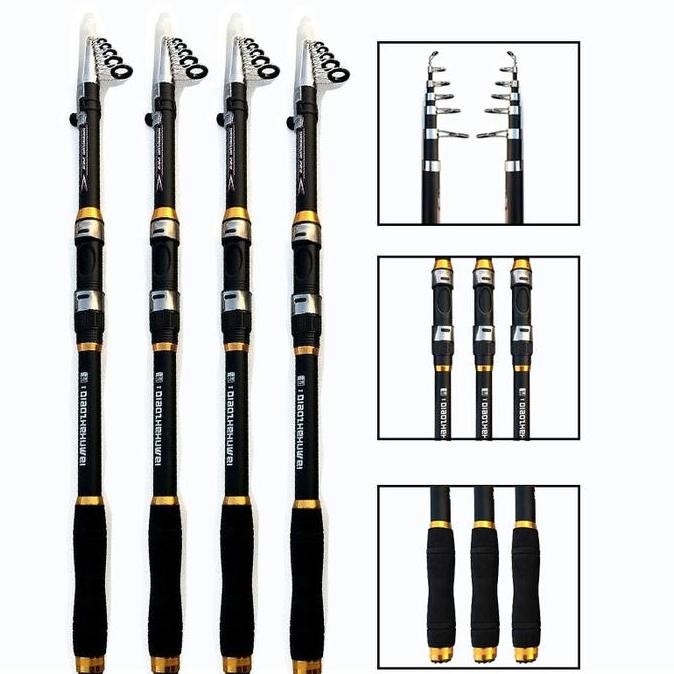 Satu Set Paket Joran Reel Pancing Murah Set Pancingan Ikan Galatama Joran dan Katrol Rill