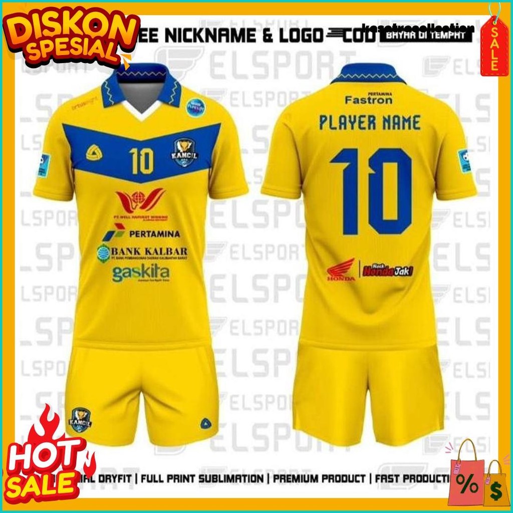Cusss Serbu Baju Futsal Kancil Bbk Terbaru 2024 Gratis Pasang Nama Dan Logo Full Printing