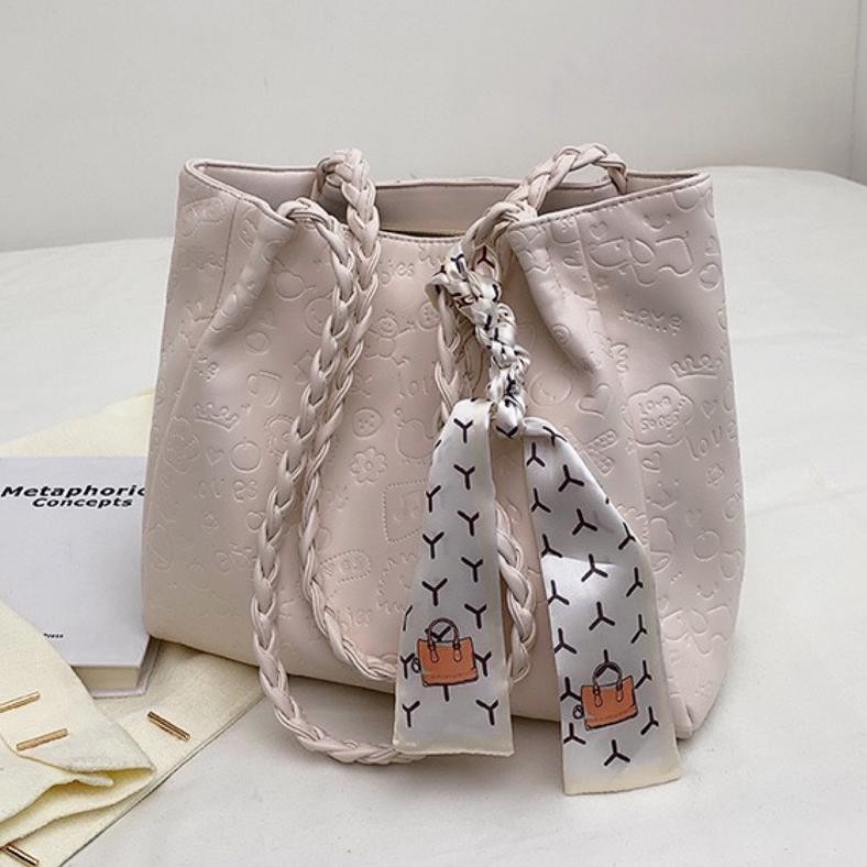 Cod [Ibags] Tas Tote Bag Wanita Import Tote Bag Resleting 6284 Gd-12