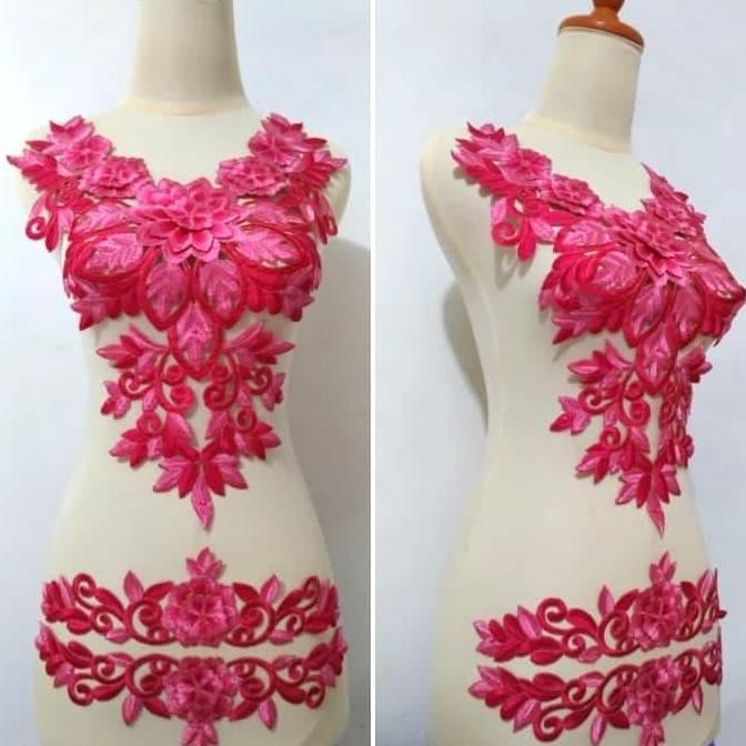 

}}}}}}] Renda Bordir Motif Borju Set Fanta