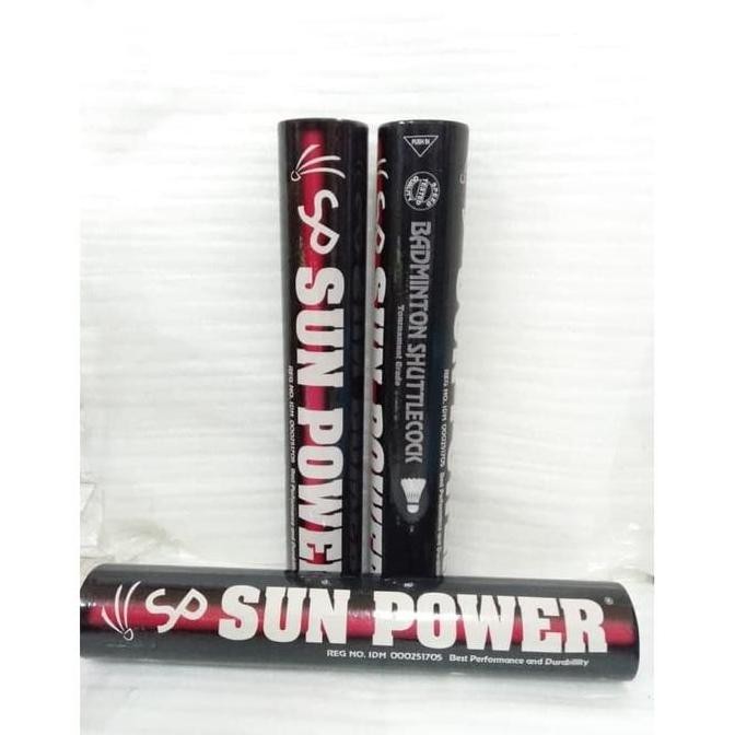Shuttlecock Badminton Sun Power Bulutangkis Isi 12