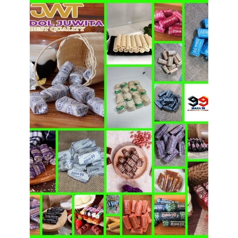 

Dodol Garut 500gr Campur / Dodol Kiloan Oleh Oleh Khas Garut ASLI MANIS LEGIT