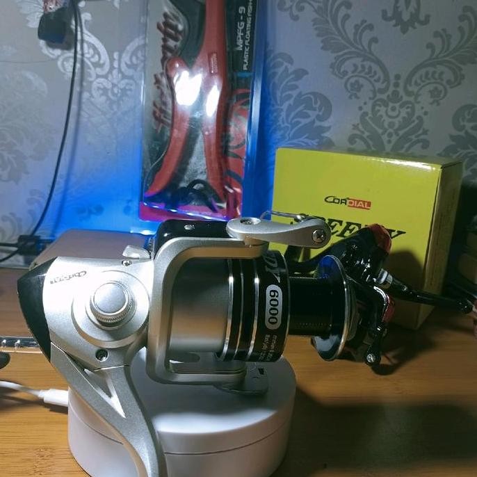 satu set joran rell pancing Cordial ukuran 6000 Ikan Laut sudah termasuk joran satu set