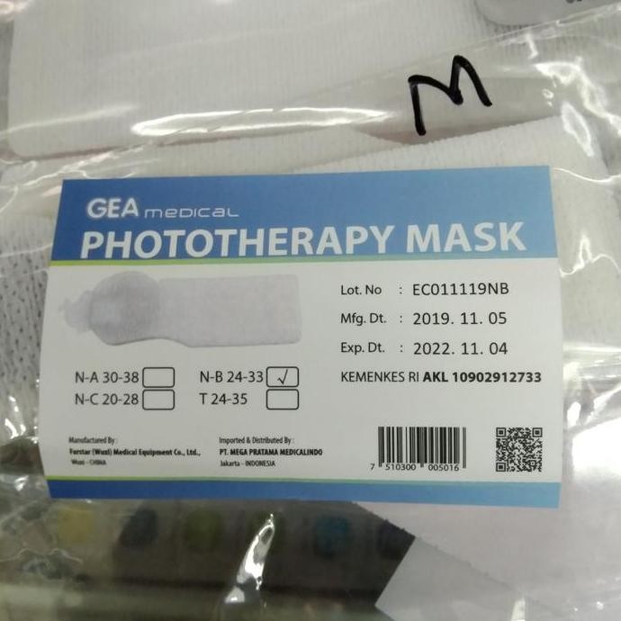 Penutup mata bayi GEA / Baby eye mask fototerapy