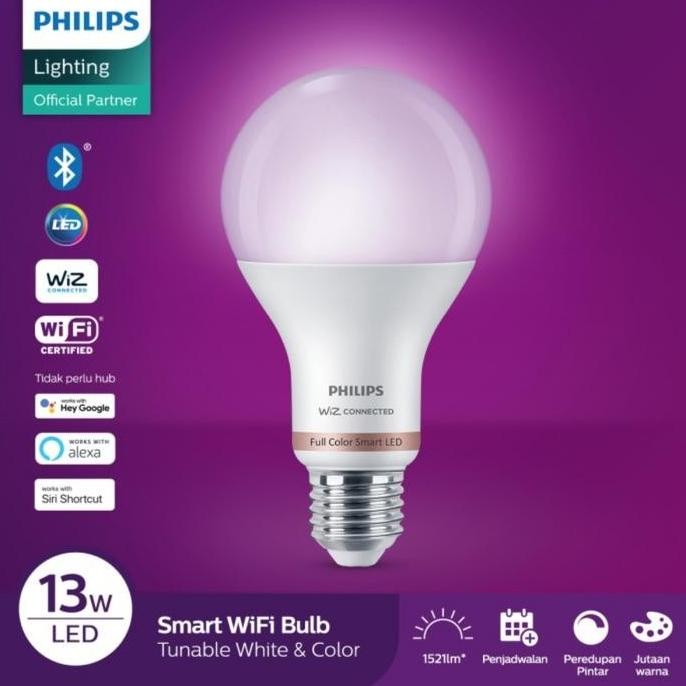 Smart Lamp Phillips 13 Watt Lampu Led Smart Wifi