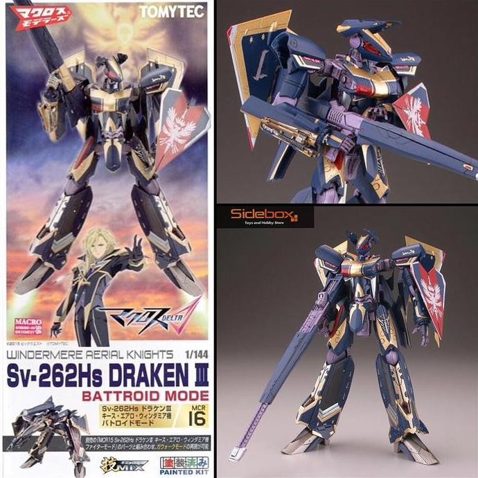 Tomytec Macross Delta 1/144 Sv-262Hs Draken III Battroid Mode