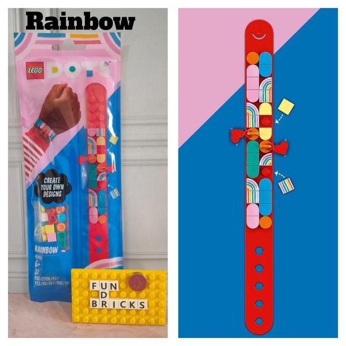 LEGO Dots 41953 Rainbow Gelang Tangan Mainan Bracelet