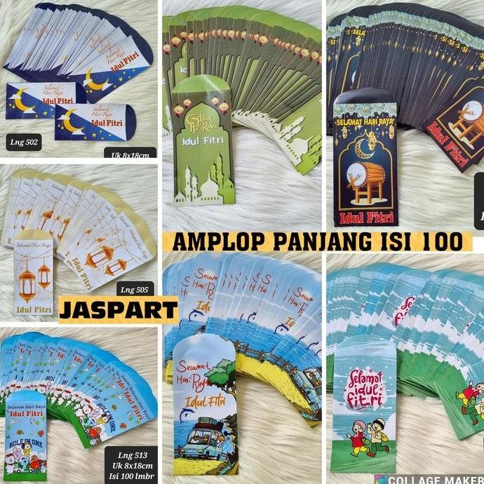 

AMPLOP PANJANG BESAR / ANGPAO LEBARAN HARI RAYA IDUL FITRI ISI 100