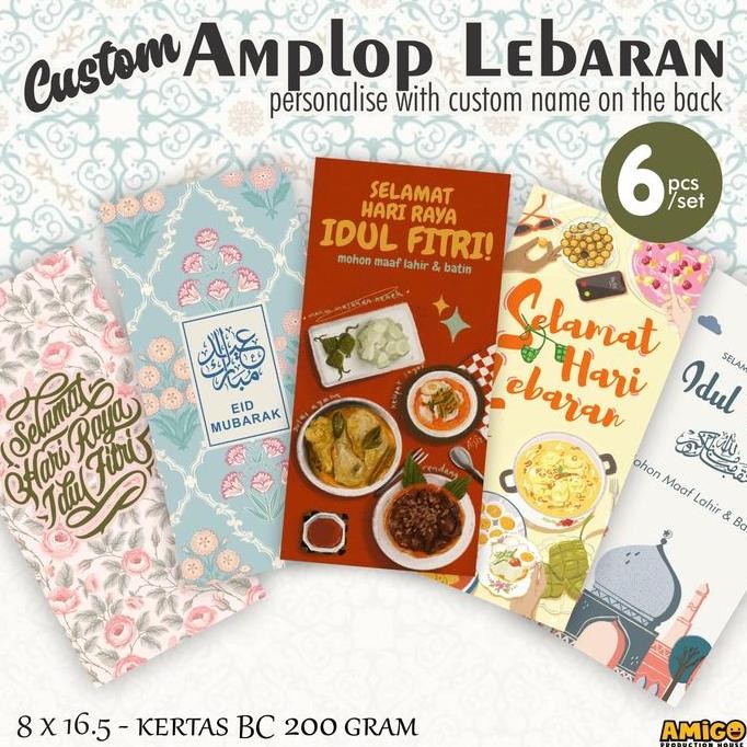 

AMPLOP LEBARAN IDUL FITRI EID MUBARAK AMPLOP HARI RAYA CUSTOM