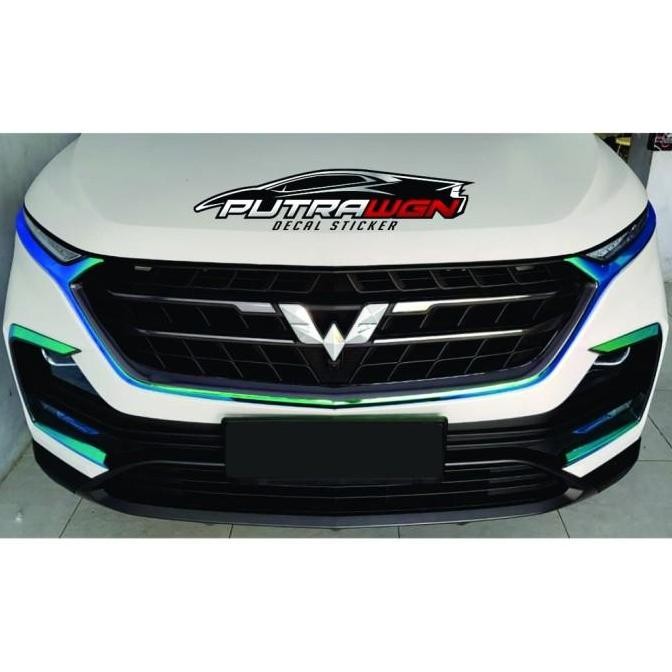 STICKER LOGO WULING MIRROR CHROME SILVER (WULING ALMAZ)