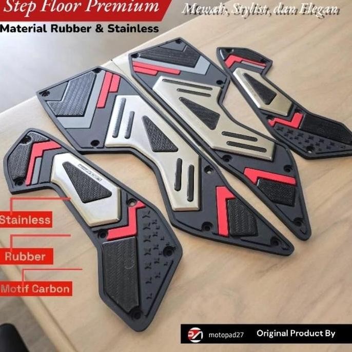 Promo karpet pijakan kaki motor new nmax 155 karpet motor nmax new 155 variasi stenlish COD