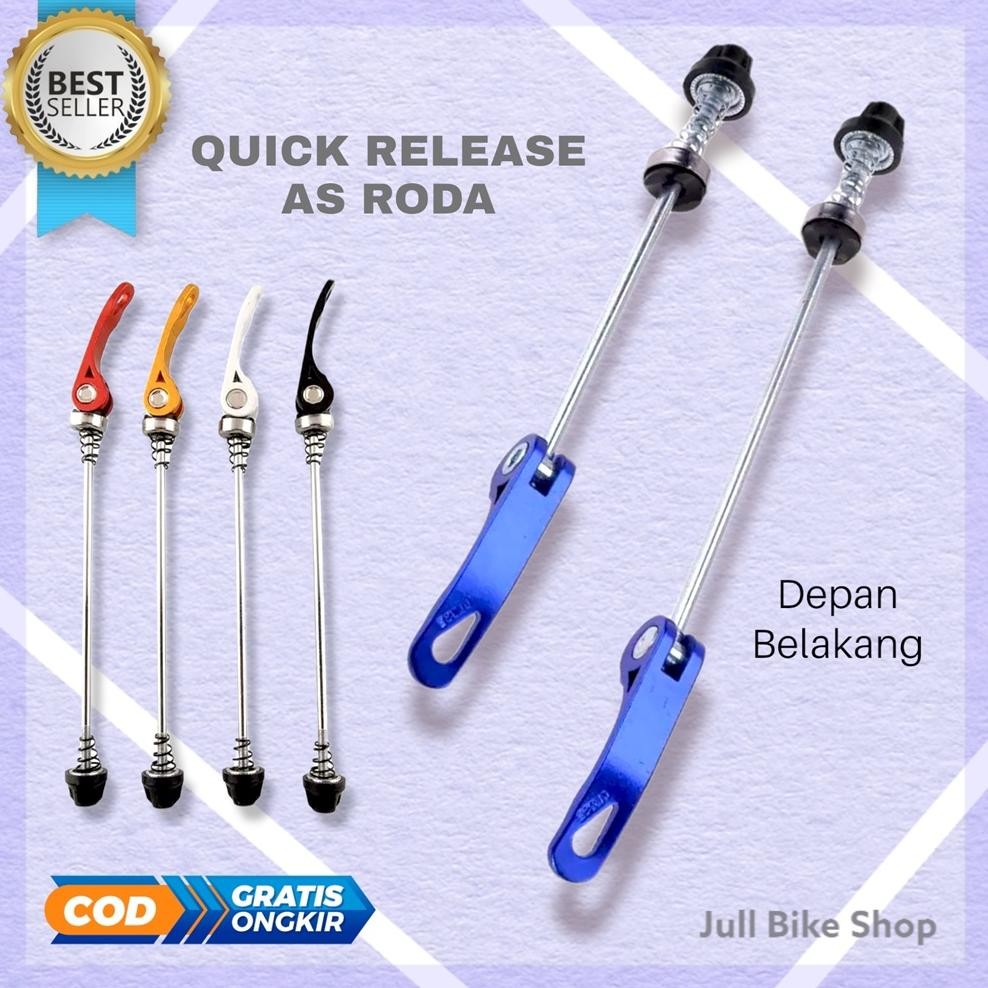 Special Sale Bas-12 As Quick Release Sepeda Skewer Qr Hub Freehub Ban Baut Clamp Axle Roda Depan Bel