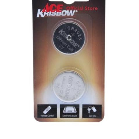 ACE - Krisbow Baterai Cr2025 2 Pcs