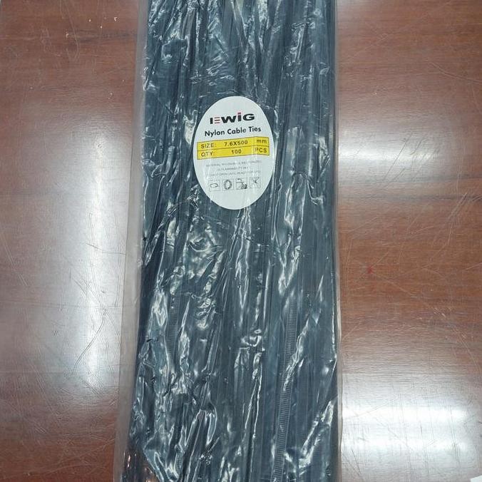 

ewig kabel ties kabel tie cable tie 7,6x500mm hitam