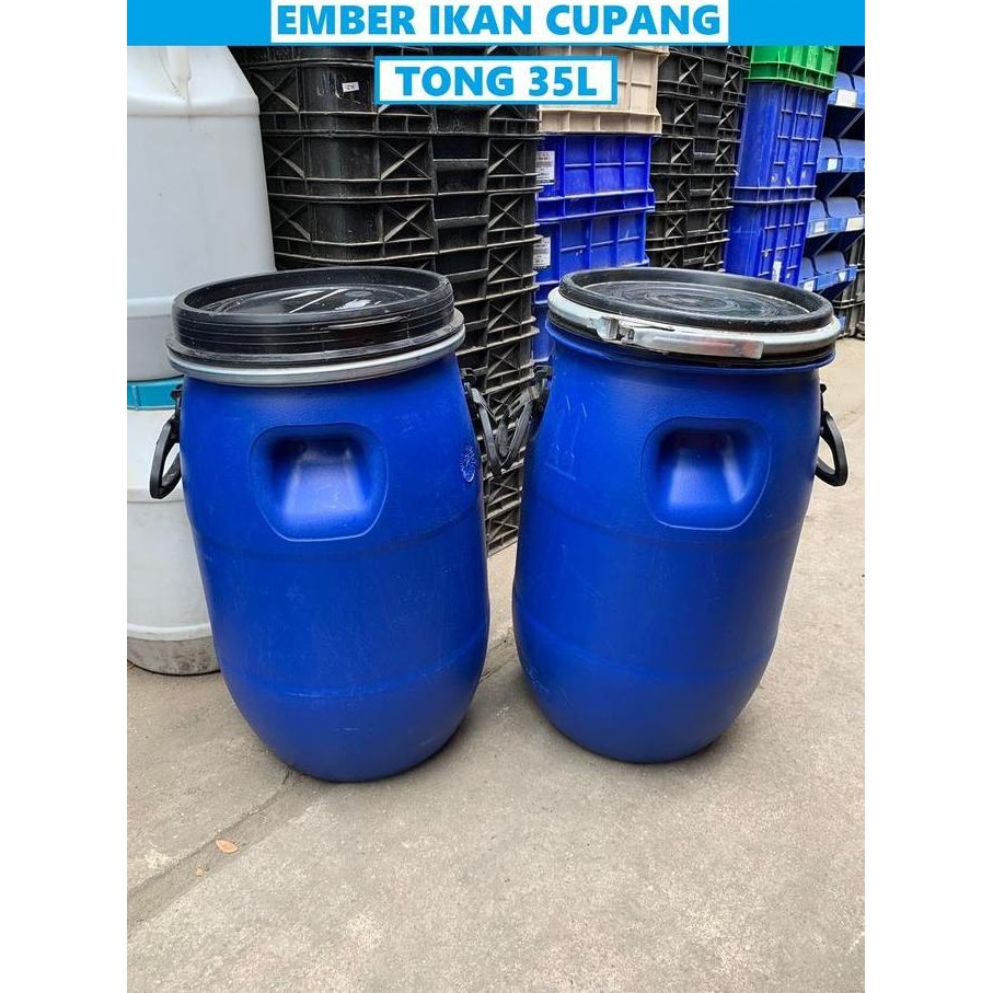 Tong Plastik 30 Liter Hdpe Drum Plastik 30L Tong  Serbaguna