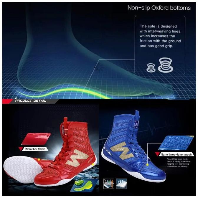 Sepatu Tinju Wesing / Wesing boxing shoes / sepatu tinju tanding AIBA