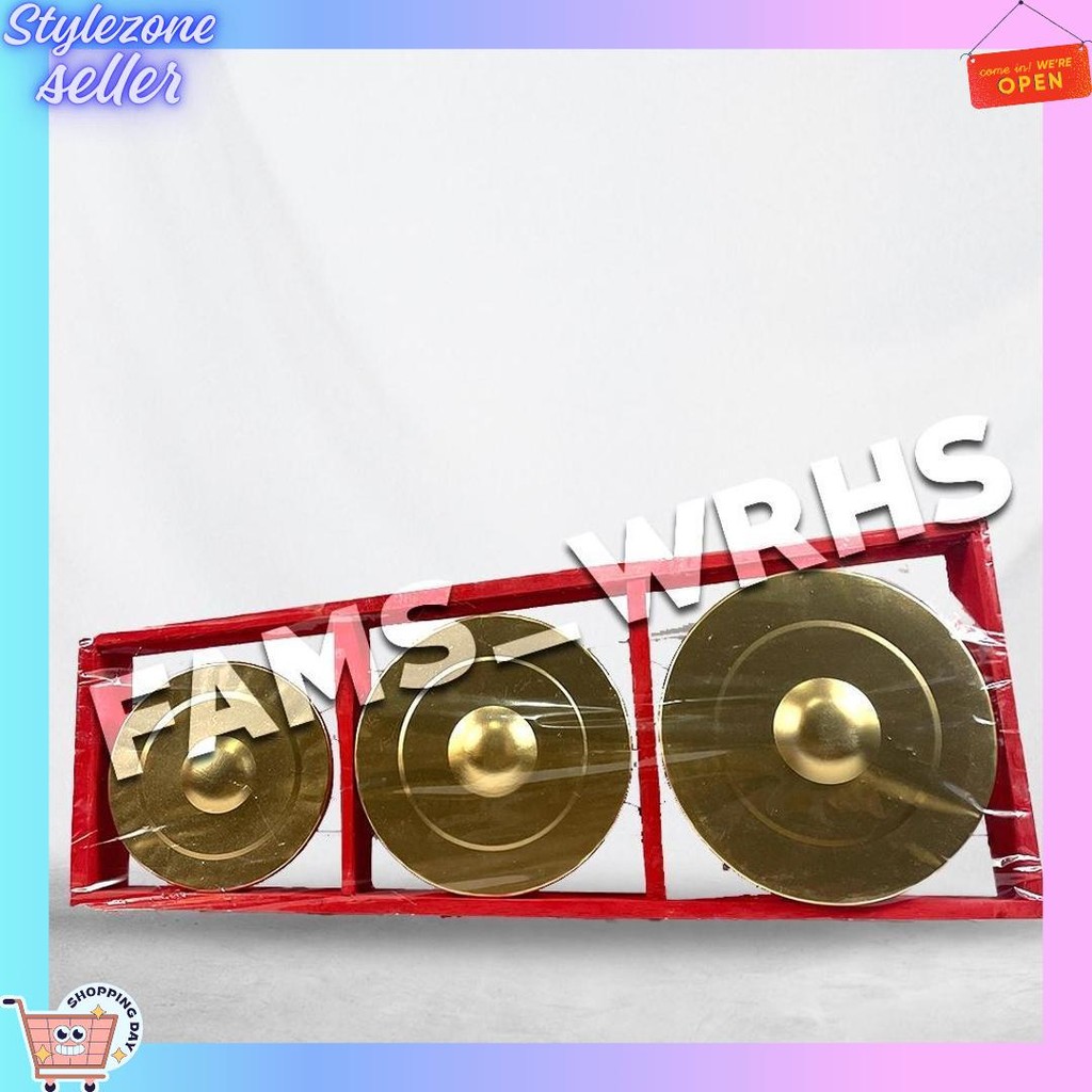 Kenong Isi 3 Kenong Gamelan Mainan Anak Alat Musik Tradisional Berkualitas Kd 99