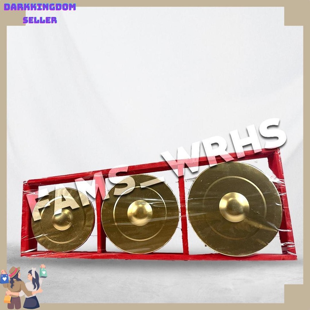 Kenong Isi 3 Kenong Gamelan Mainan Anak Alat Musik Tradisional Berkualitas Kd 57