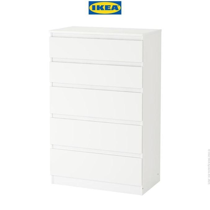 IKEA KULLEN Lemari 5 Laci Putih Minimalis 70x112 cm Furniture